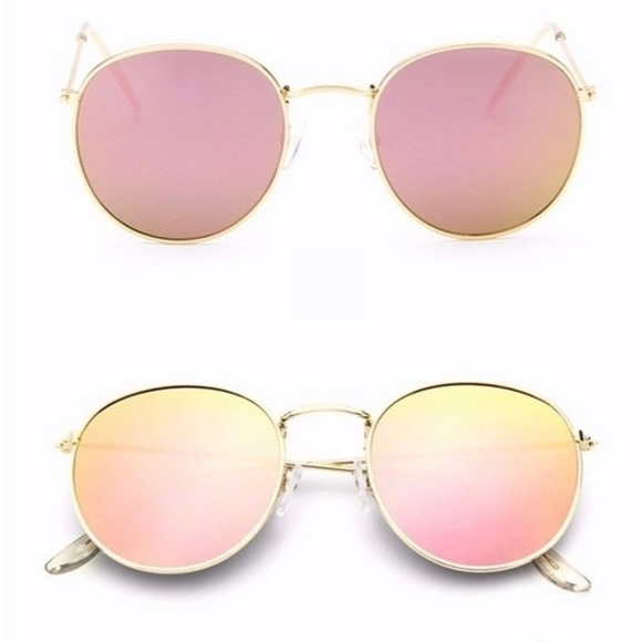 pink and Gold Vintage Sunglasses - Picture 4 of 4